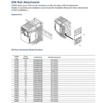 Kit Rail DIN GA500...